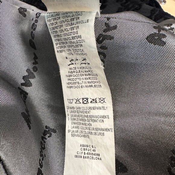 Desigual Black Coat Size 38 - Picture 11 of 11